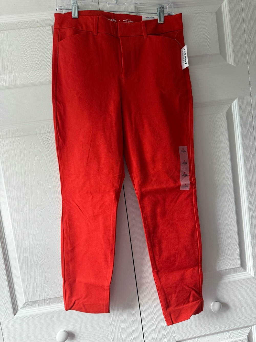 Old Navy Orange Pixie Pants NWT